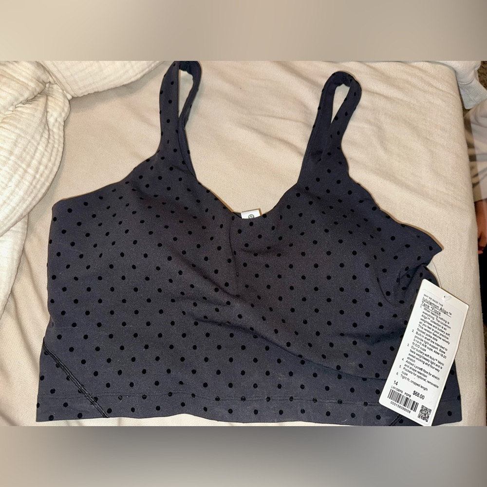 NWT NEW Lululemon Polka Flock Align Tank size 14 - Picture 2 of 4